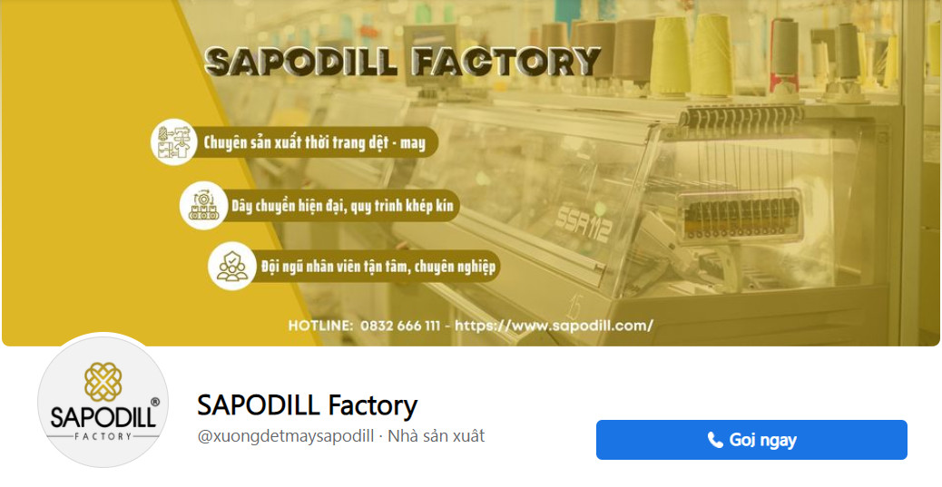 SAPODILL Factory - nhà máy sản xuất thời trang dệt - may